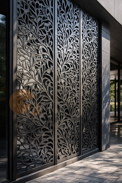 Laser-Cut Metal Screen