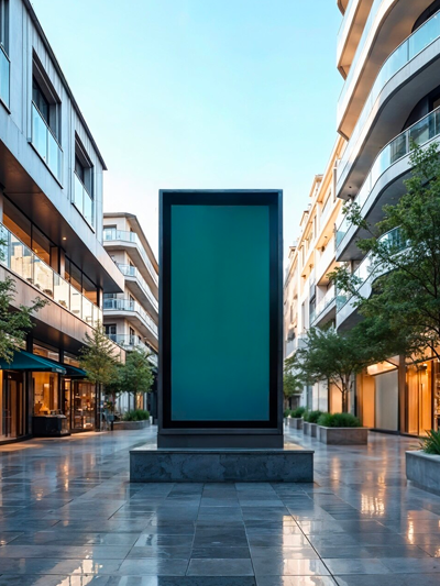 Parking facade screens